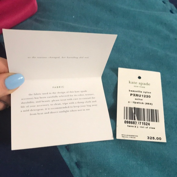 Kate Spade Hot Pink Purse - Picture 2 of 7